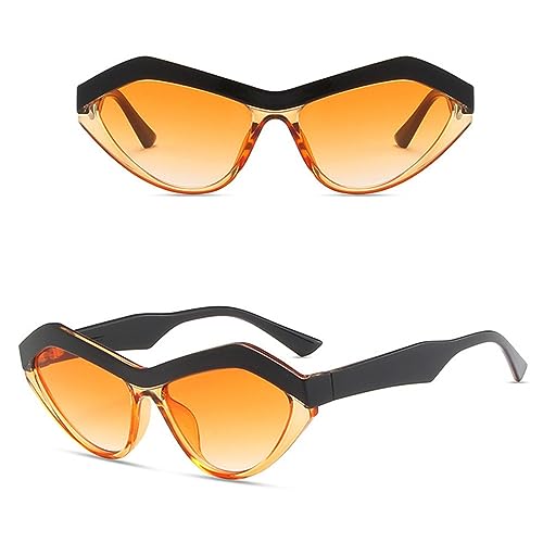 HCHES Color Cateye Damen-Sonnenbrille für Damen,...
