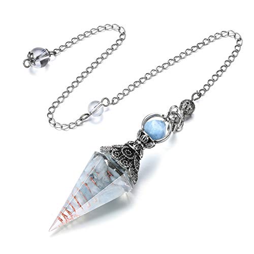 GEHECRST Schmuck Edelstein Pendel Steine Pendulum...