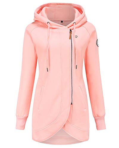 ELFIN Damen Jacken Sweatjacket Damen Sweatjacke...