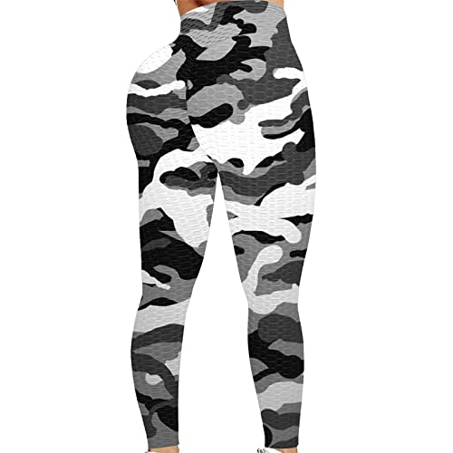 YCBMINGCAN Damen Druckhose Bubble Hip Lifting...