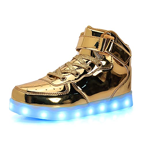 7-Farben LED Schuhe USB Ladelicht Schuhe Licht...