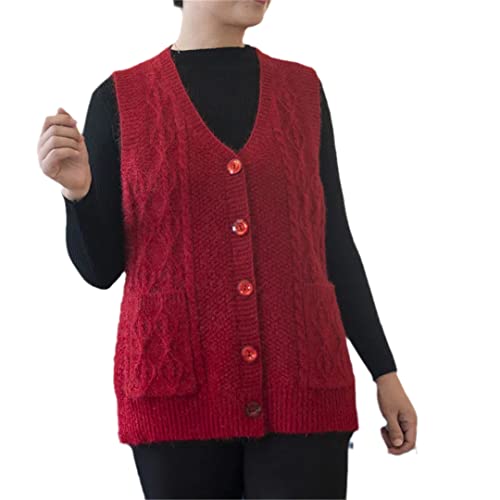 Ownwfeat Damen-Strickwaren, Strickjacke, Weste,...