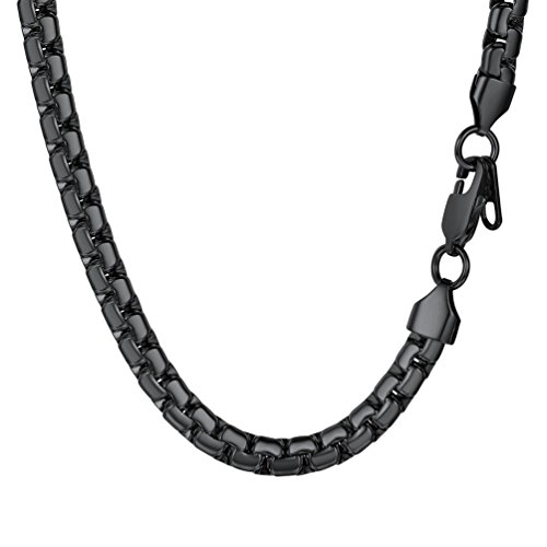 PROSTEEL Herren Biker Punk Rock Halskette 6mm...