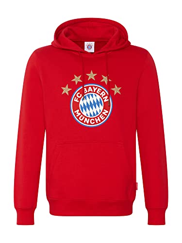 FC Bayern München Hoodie Logo Herren Rot