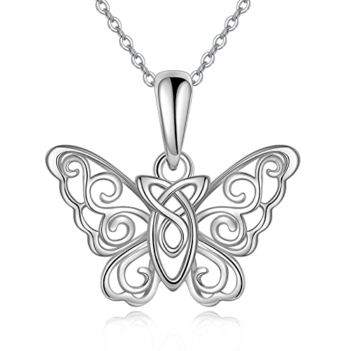 VONALA Schmetterling Kette 925 Sterling Silber...