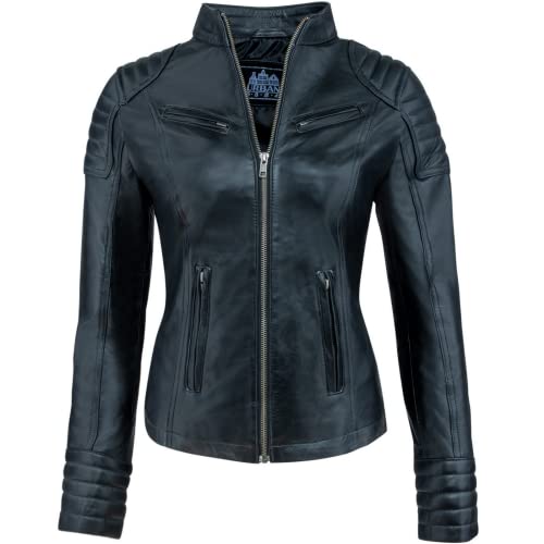 URBAN 5884 Damen Angelina Lederjacke, Jacke Aus...