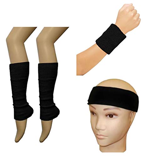 MA ONLINE Damen Armband Stirnband und Stulpen Set...