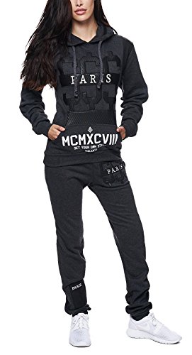 Code47 Damen Jogginganzug Jogging Hose Jacke Paris...