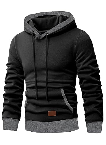 JMIERR Kapuzenpullover Herren Langarm Hoodie...