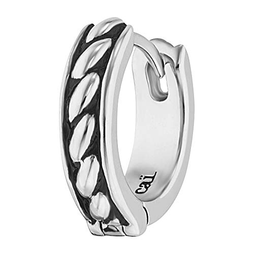 cai Herren Single-Ohrring 925/- Sterling Silber...