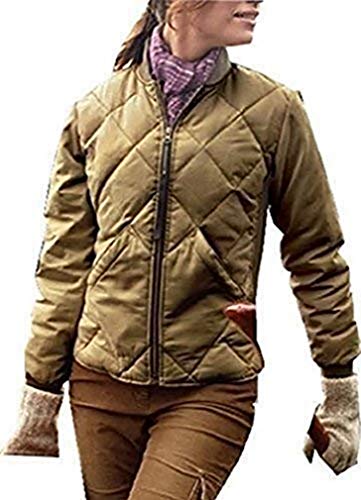 Eddie Bauer Jacke Canvasjacke Damen Oliv Gr. XS...