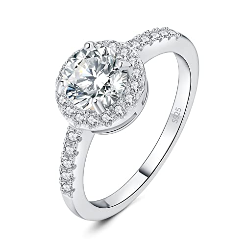 JewelryPalace Klassisch Rundschliff 1ct Zirkonia...