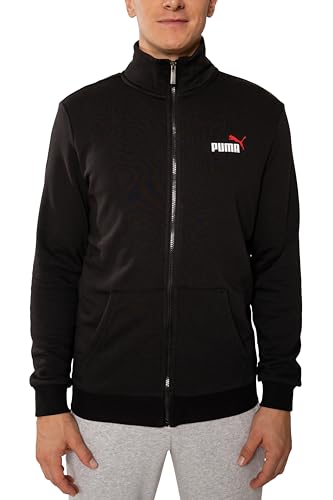 PUMA Sweatjacke Herren ohne Kapuze, Sportjacke,...