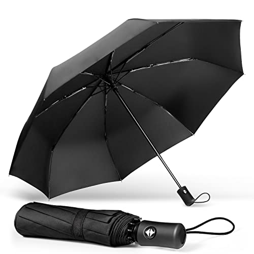 TechRise Regenschirm Taschenschirm mit...