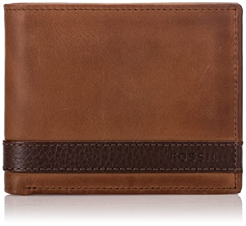 Fossil Brieftasche für Herren Quinn, 100% Leder...