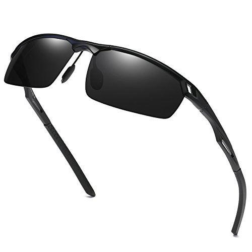 DUCO Sonnenbrille für Herren Retro Polarisierte...