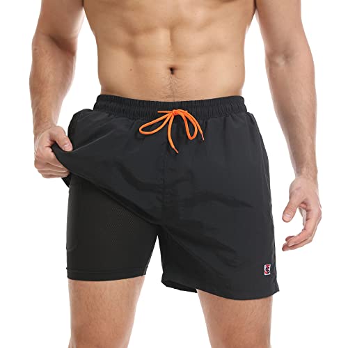 JustSun Badehose Herren Badeshorts Herren Kurz mit...