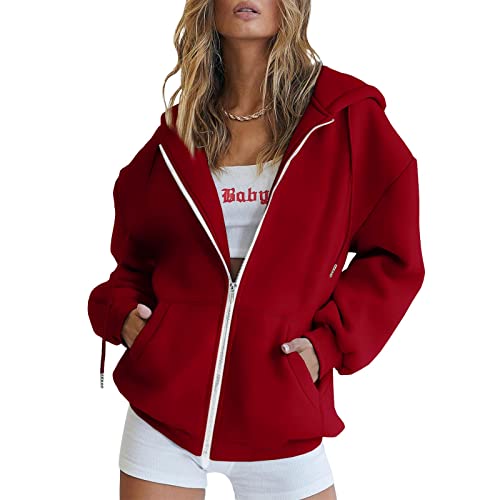 Sweatshirt Jacke Damen Mit Kapuze - Damen Hoody...
