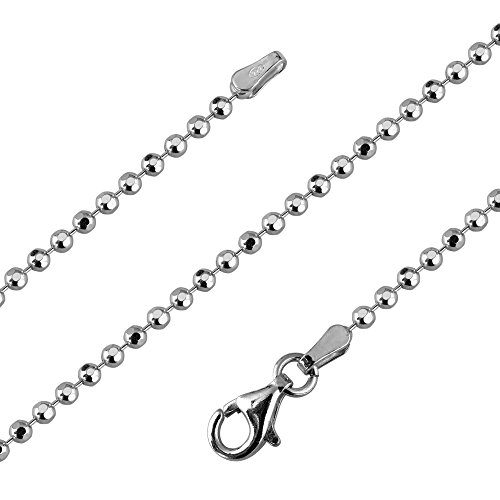 Avesano Kugelkette Silber 925 für Damen...