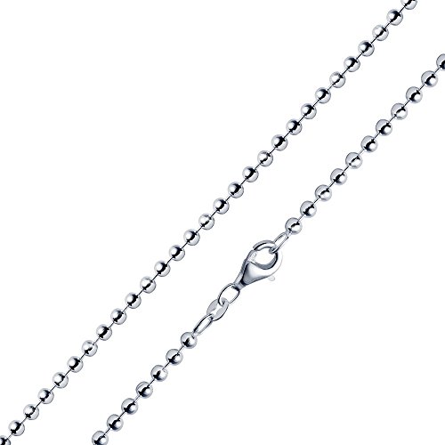 MATERIA 2,7mm Kugelkette Silber 925 hochglänzend...