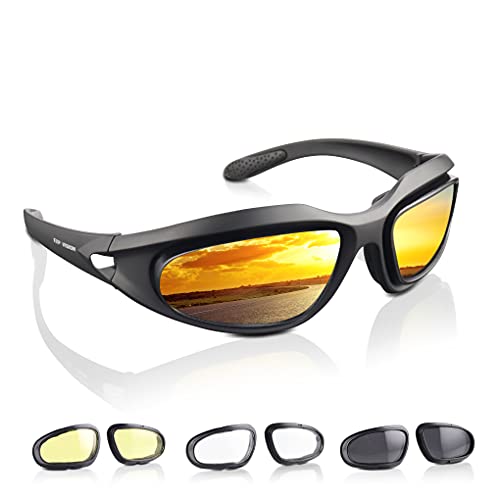 EXP VISION Polarisierte Motorradfahrbrille,...