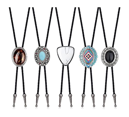 Milacolato 5 Pcs Bolo Tie für Männer Western...