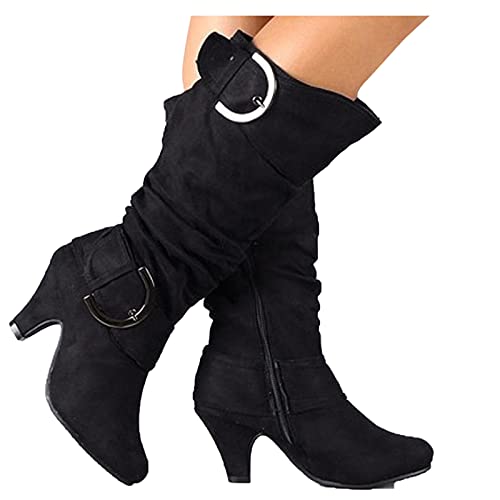 ticticlily Stiefel Damen Hohe Stiefel Damen mit...