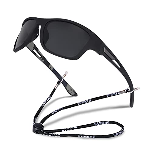 besbomig UV 400 Schutz Sportbrille für Herren...