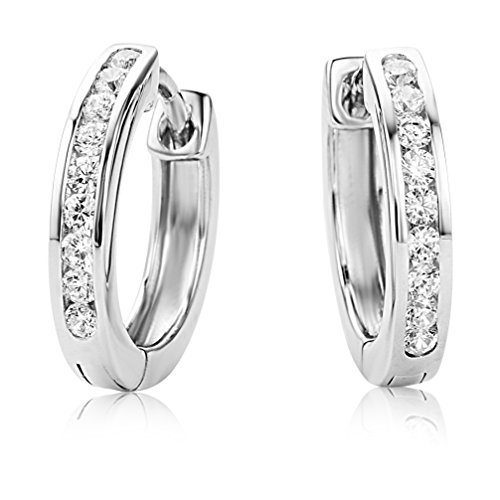 Miore Ohrringe Damen Elegante Ring-Ohrringe...