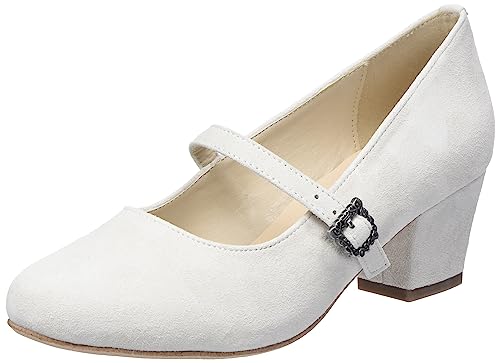 Hirschkogel Damen Pumps, Creme, 39 EU