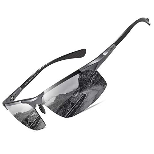 DUCO Herren Polarisierte Sonnenbrille mit...