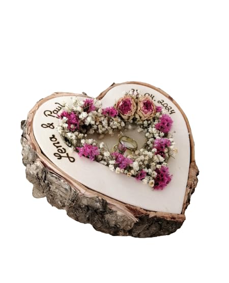 Hochzeit Ringkissen Ringhalter Herz Mille Fleurs...
