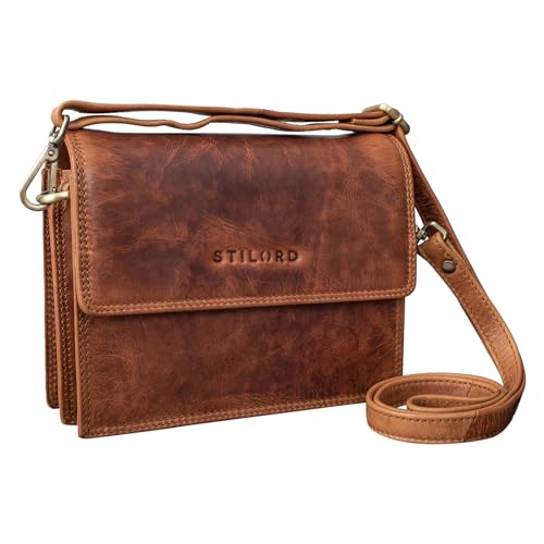 STILORD 'Aleia' Handtasche Damen Leder klein -...