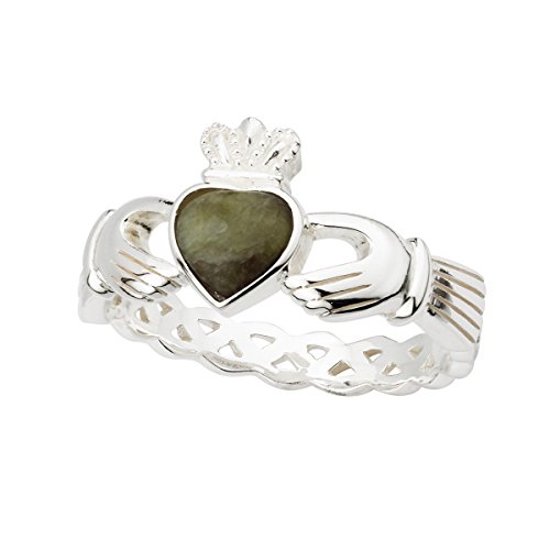 Ladies Hallmarked Sterling Silver Claddagh Ring...
