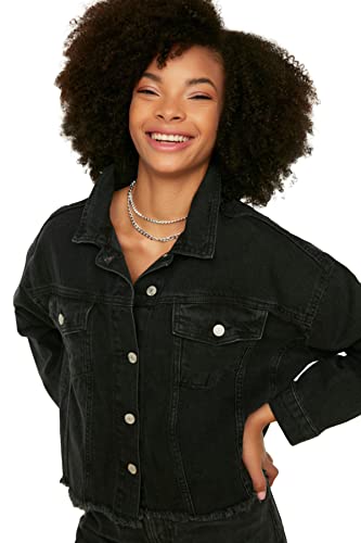 TRENDYOL Jacke - Schwarz - Regular Fit
