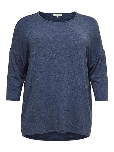 ONLY Carmakoma Damen 3/4 Arm T-Shirt Große...