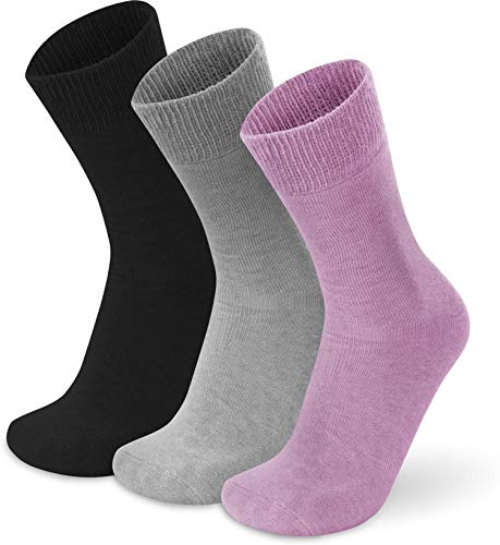 normani 3 Paar Alpaka-Vollplüsch Wintersocken mit...