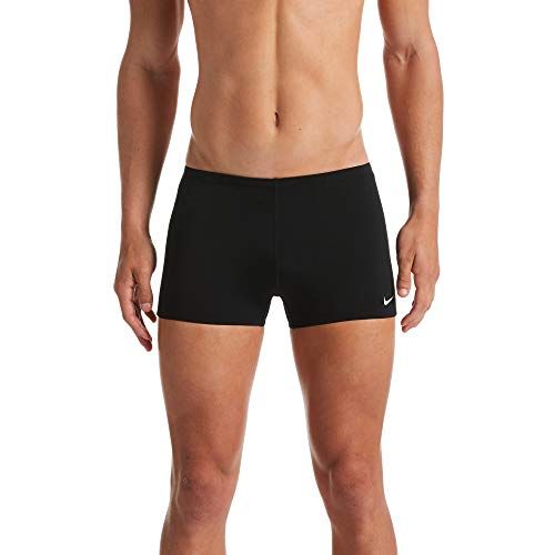 Nike Herren Square Leg Schwimm-Slips, schwarz, XL