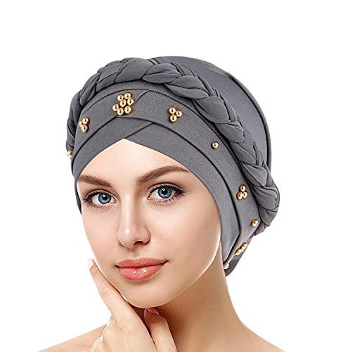 min-bmao Afrikanischer Turban für Frauen Knoten...