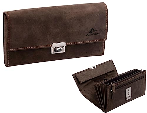 AVANCO Leder-Kellnerbrieftasche 20 369D,...