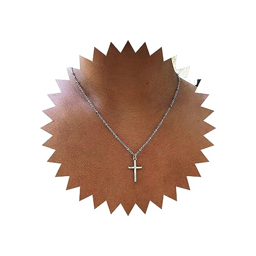 Wendalern Kreuz Perlen Choker Halsketten...