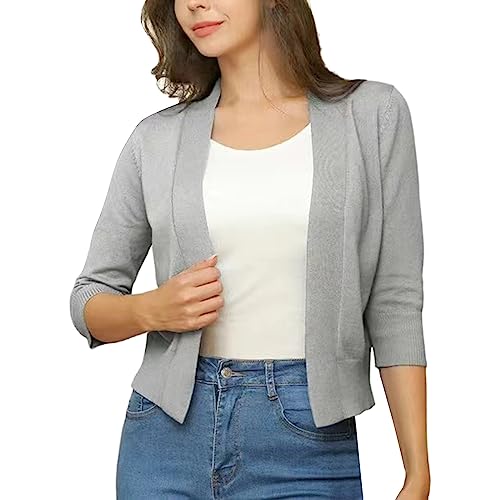 Winter Damen Jacke Damen-Strickwaren, einfarbig,...