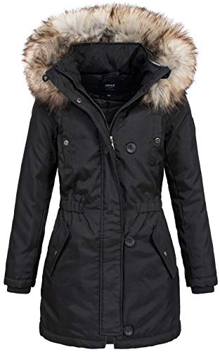 ONLY Damen Jacke Winterparka Iris Mantel mit...