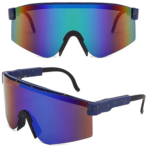 BECILES Sonnenbrille Fahrradbrille,Herren Damen...