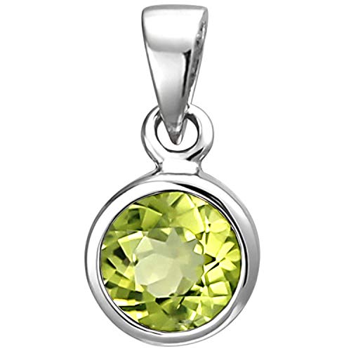 Jobo Damen Anhänger 925 Sterling Silber 1 Peridot...