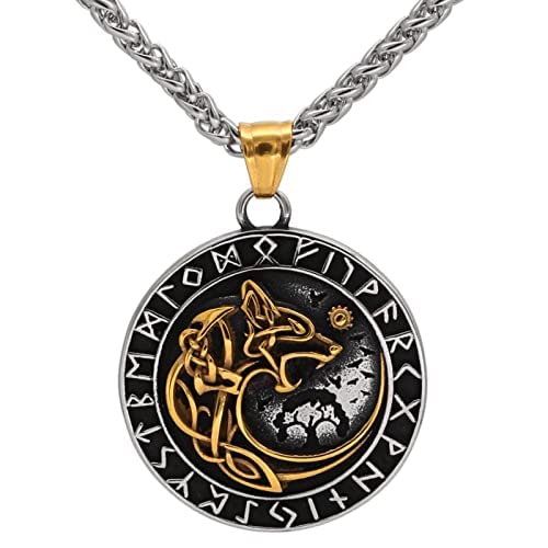 Viking Halskette Herren Silber Kette Herren...