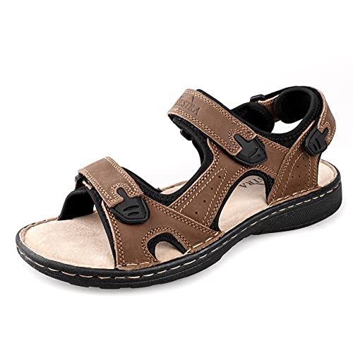 TIESTRA Sandalen Herren Leder Outdoor Sport...