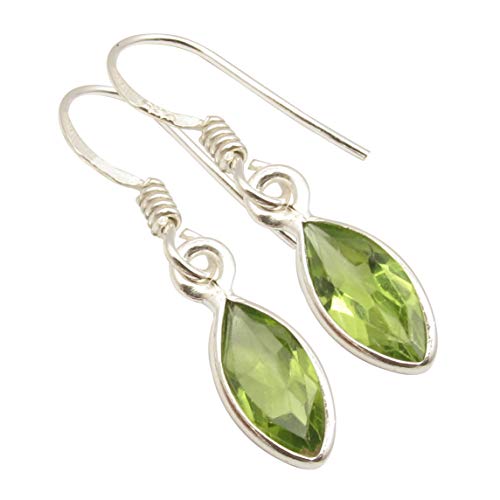 SilverStarJewel Peridot-Ohrringe aus 925er...