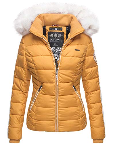 Navahoo warme Damen Winter Jacke Stepp Kurzjacke...