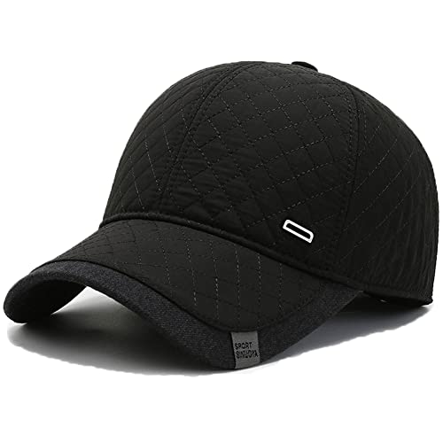 YAMEE Basecap Herren Winter mit Ausklappbarem...